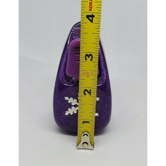 Purple Glitter EK Success Snowflake Pop Up Craft Paper Shaper Scrapbooking - Picture 9 of 12